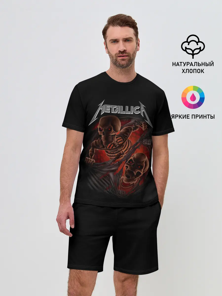Мужской костюм с шортами / Metallica