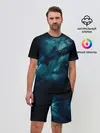 Мужской костюм с шортами / Космос