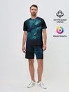 Мужской костюм с шортами / Космос