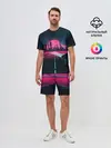 Мужской костюм с шортами / НЕОНОВЫЙ ГОРОД