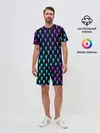 Мужской костюм с шортами / BILLIE EILISH PATTERN