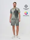 Мужской костюм с шортами / Острые козырьки