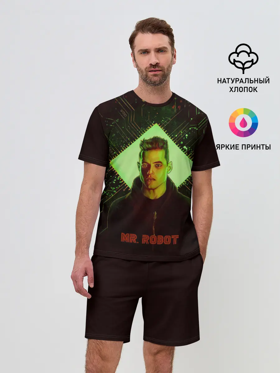 Мужской костюм с шортами / Мистер Робот