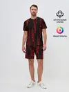 Мужской костюм с шортами / МАТРИЧНЫЙ КОД