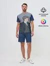 Мужской костюм с шортами / Острые козырьки