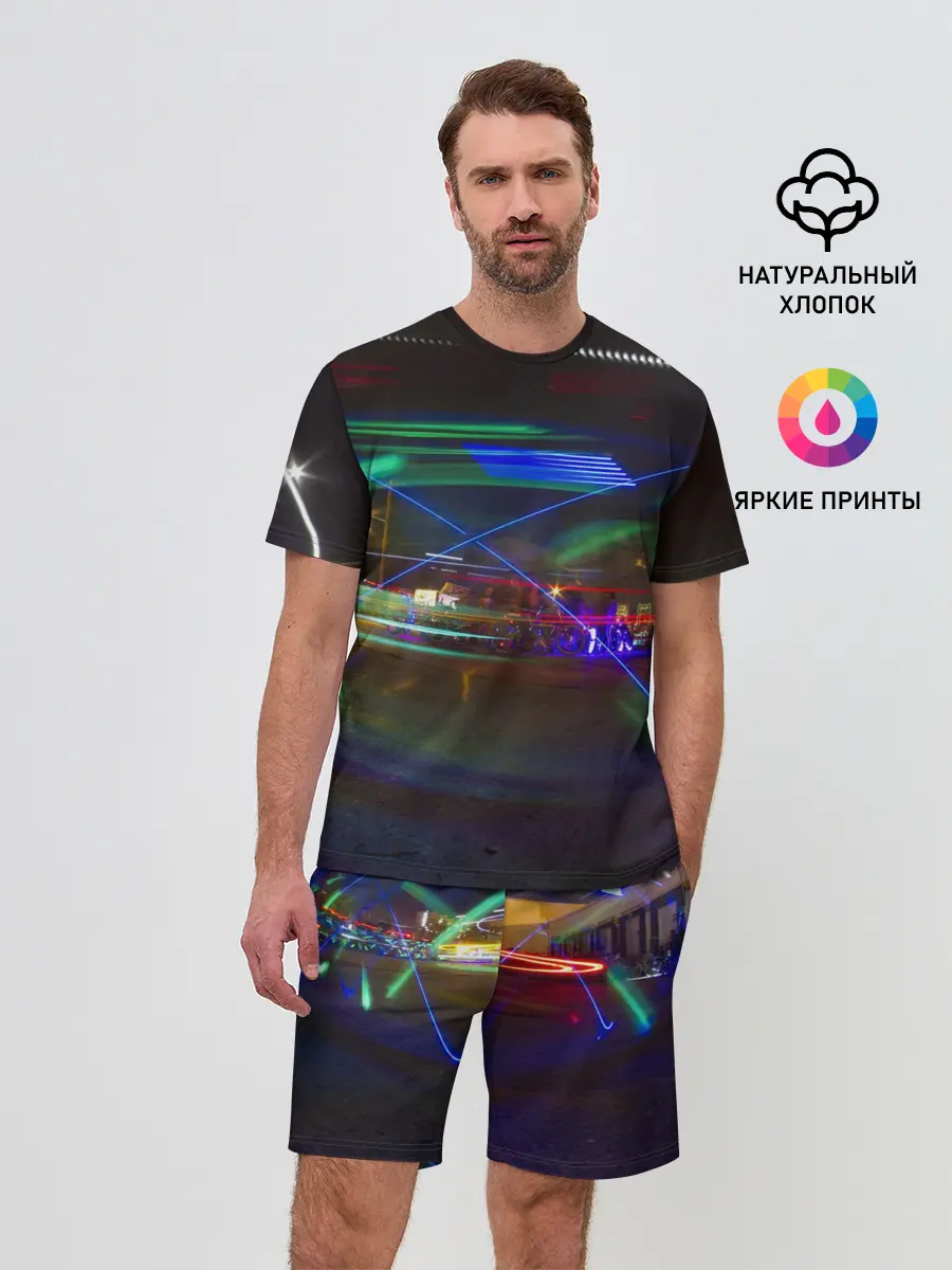 Мужской костюм с шортами / Neon