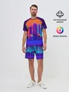 Мужской костюм с шортами / НЕОНОВЫЙ ГОРОД