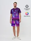 Мужской костюм с шортами / НЕОНОВЫЙ ГОРОД
