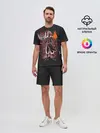 Мужской костюм с шортами / Нацу Драгнил и Хэппи