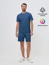 Мужской костюм с шортами / 19-4052 Classic Blue