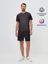 Мужской костюм с шортами / OCTAGON розовый