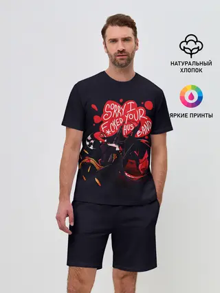 Мужской костюм с шортами / Отель Хазбин
