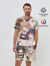 Мужской костюм с шортами / Эччи гарем