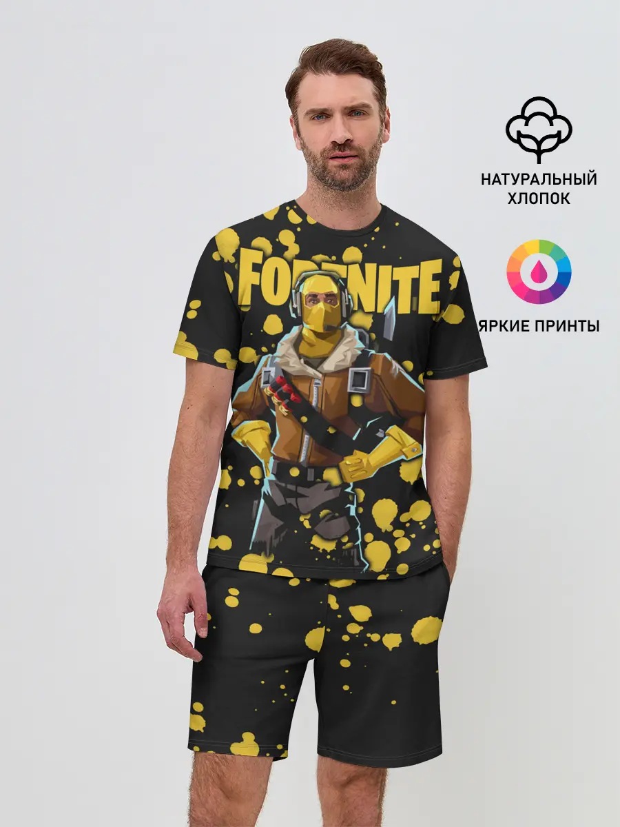 Мужской костюм с шортами / Fortnite