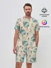 Мужской костюм с шортами / лыжники