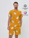 Мужской костюм с шортами / Английский бультерьер