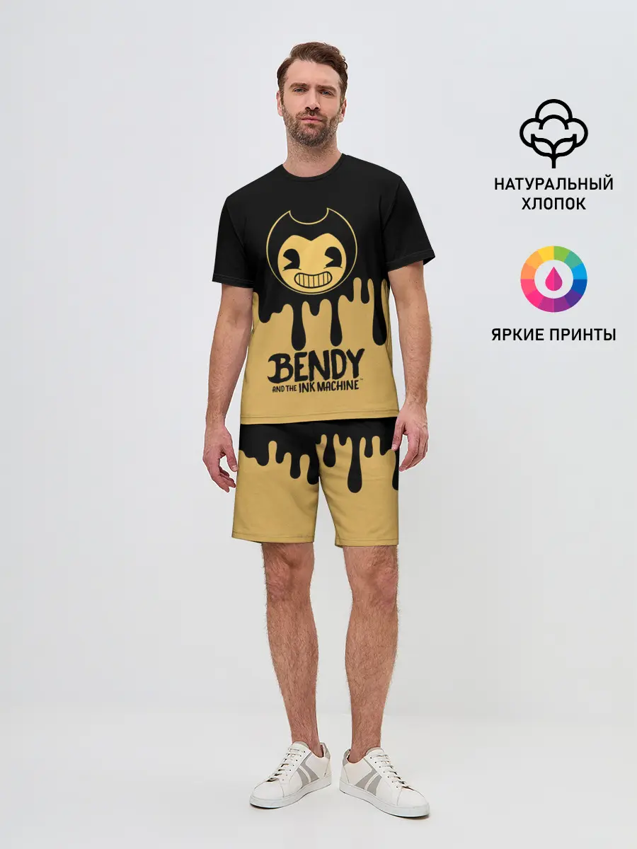 Мужской костюм с шортами / Bendy And The Ink Machine