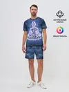 Мужской костюм с шортами / Медитация