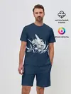 Мужской костюм с шортами / Символика Евангелион