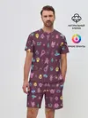 Мужской костюм с шортами / Время приключений Лимонохват
