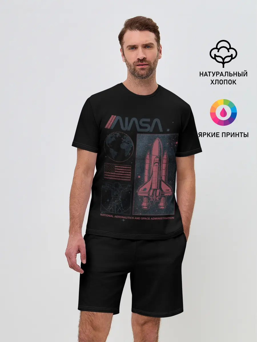 Мужской костюм с шортами / Nasa