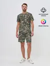 Мужской костюм с шортами / Камуфляж Зеленый Слоник
