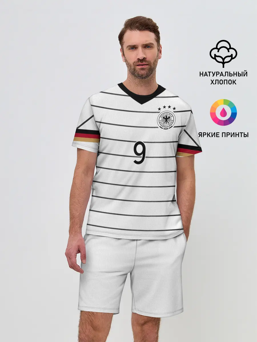 Мужской костюм с шортами / Werner home EURO 2020