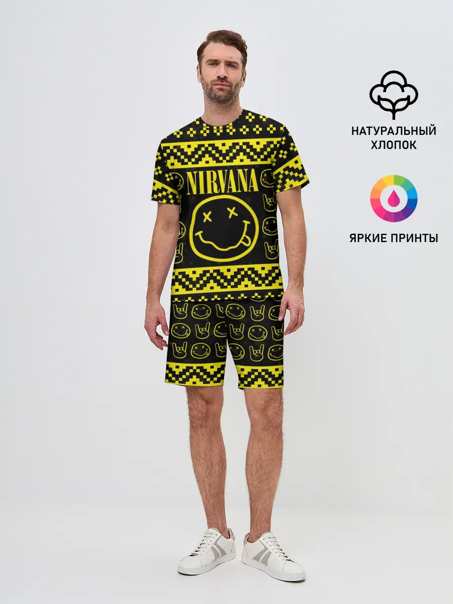 Мужской костюм с шортами / НОВОГОДНЯЯ NIRVANA