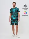 Мужской костюм с шортами / Узор
