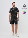 Мужской костюм с шортами / Черепа