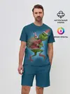 Мужской костюм с шортами / Гринч