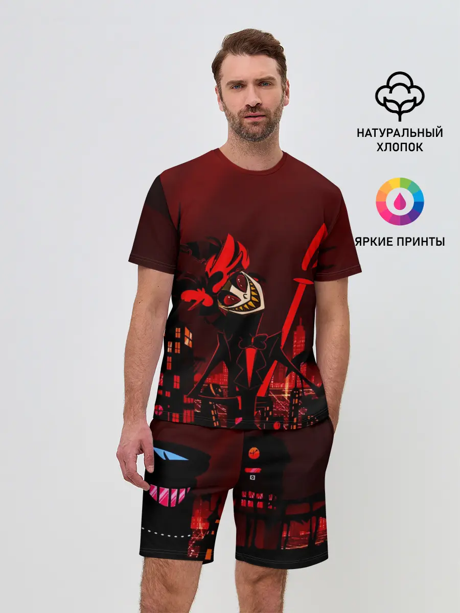 Мужской костюм с шортами / Отель Хазбин