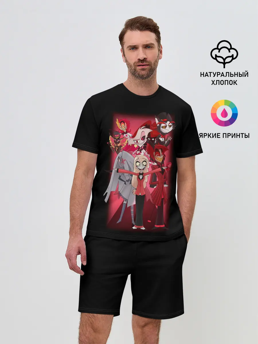 Мужской костюм с шортами / Hazbin Hotel