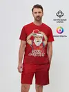 Мужской костюм с шортами / Новогодний Дзюба Russia