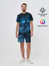 Мужской костюм с шортами / Северное сияние