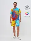 Мужской костюм с шортами / Битва огней x Драконы