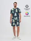 Мужской костюм с шортами / ленивцы