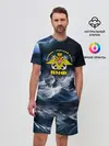 Мужской костюм с шортами / Военно-морской флот