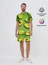 Мужской костюм с шортами / АВАКАДО ПАТТЕРН.