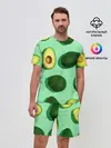 Мужской костюм с шортами / АВАКАДО