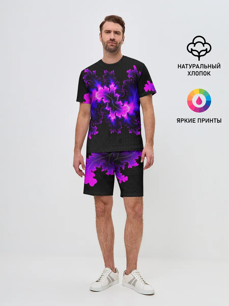 Мужской костюм с шортами / NEON Liquid