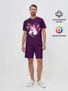 Мужской костюм с шортами / Единорог