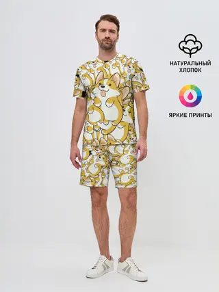 Мужской костюм с шортами / Корги