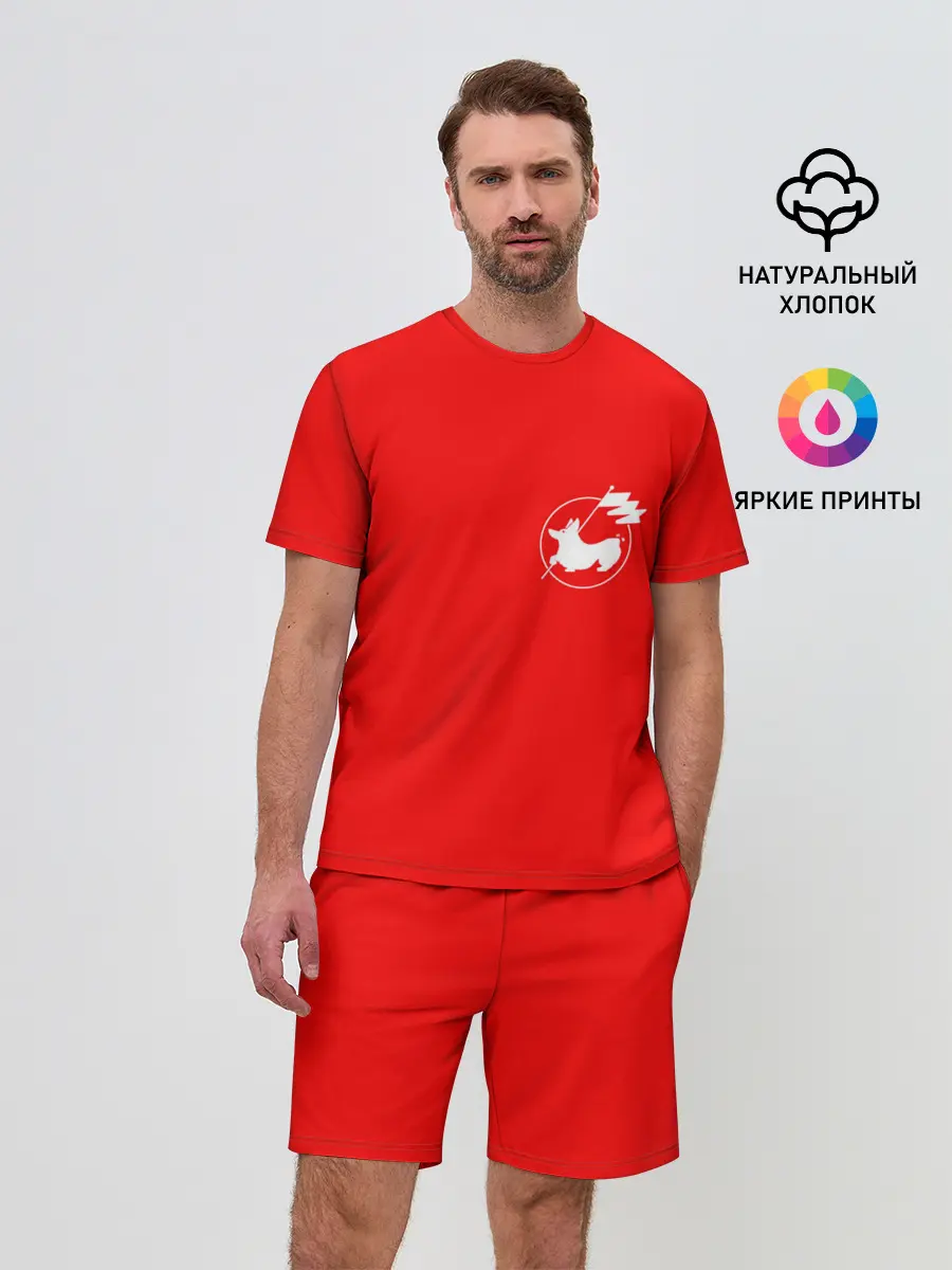 Мужской костюм с шортами / Корги