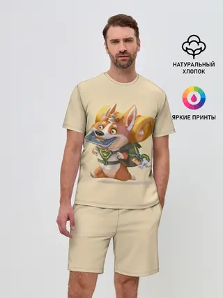 Мужской костюм с шортами / КОРГИ ПУТЕШЕСТВЕННИК