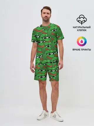 Мужской костюм с шортами / Pepe The Frog