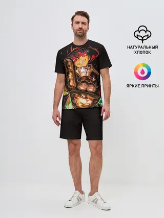 Мужской костюм с шортами / Пламенная бригада пожарных