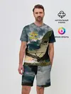 Мужской костюм с шортами / Войска связи