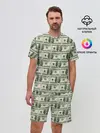 Мужской костюм с шортами / Денежная тема