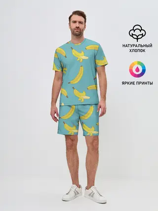 Мужской костюм с шортами / Банановый дождь